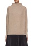 Main View - Click To Enlarge - VINCE - Funnel Neck Cashmere Knit Sweater
