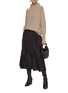 Figure View - Click To Enlarge - VINCE - Funnel Neck Cashmere Knit Sweater