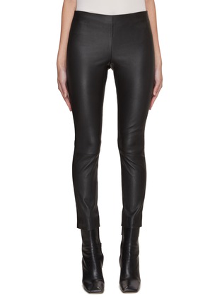 Main View - Click To Enlarge - VINCE - Mid Rise Leather Leggings