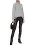 Figure View - Click To Enlarge - VINCE - Mid Rise Leather Leggings