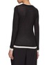 Back View - Click To Enlarge - VINCE - Double Layered Long Sleeve T-Shirt