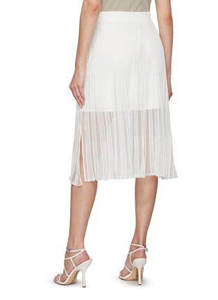 Back View - Click To Enlarge - AUTOPILOT - Pleated Sheer Panel Skirt