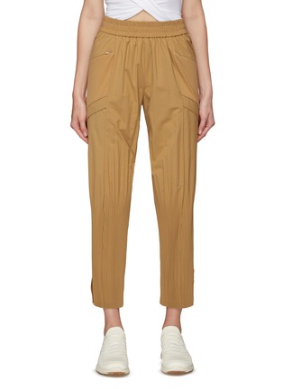 Main View - Click To Enlarge - AUTOPILOT - Pleated Detail Cropped Leg Pants