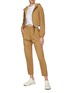 Figure View - Click To Enlarge - AUTOPILOT - Pleated Detail Cropped Leg Pants