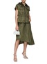 Figure View - Click To Enlarge - AUTOPILOT - Asymmetric Hem Midi Skirt