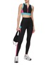 Figure View - Click To Enlarge - BEACH RIOT - Scuba Zip Up Bra Top