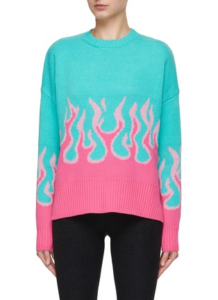 Main View - Click To Enlarge - BEACH RIOT - Callie Flame Sweater