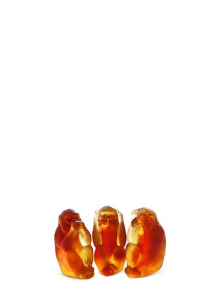 Main View - Click To Enlarge - DAUM - The Three Wise Monkeys sculpture set