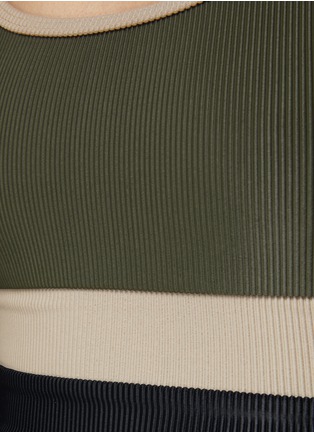  - BEACH RIOT - Eva Ribbed Colour Block Top