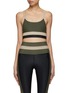 Main View - Click To Enlarge - BEACH RIOT - Eva Ribbed Colour Block Top