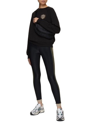 Figure View - Click To Enlarge - BEACH RIOT - Cable Knit Embossed Sweater