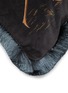 Detail View - Click To Enlarge - HOUSE OF HACKNEY - Love Letter Medium Fringe Velvet Cushion — Noir