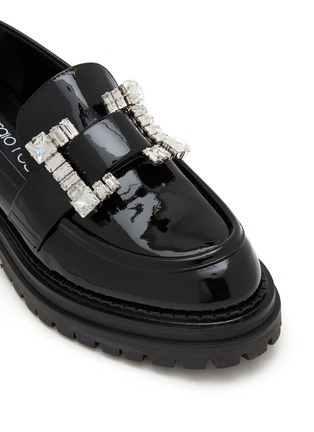 Detail View - Click To Enlarge - SERGIO ROSSI - Prince Patent Leather Loafers