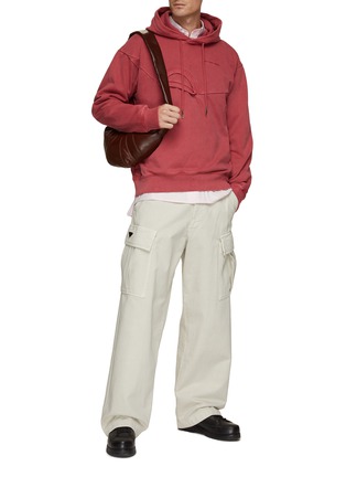 Figure View - Click To Enlarge - FENG CHEN WANG - Double Collar Hoodie