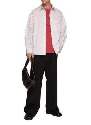 Figure View - Click To Enlarge - FENG CHEN WANG - Double Collar T-Shirt
