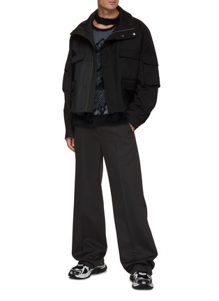 Figure View - Click To Enlarge - FENG CHEN WANG - Quilted Panelled Jacket