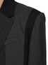  - FENG CHEN WANG - Single Breasted Notched Lapel Panelled Blazer