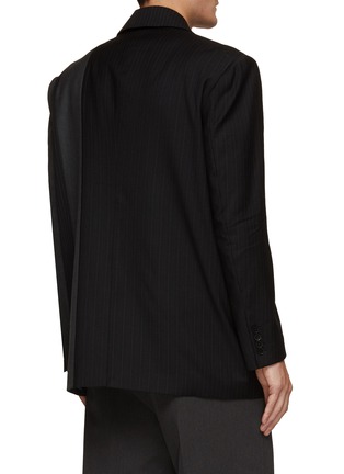 Back View - Click To Enlarge - FENG CHEN WANG - Single Breasted Notched Lapel Panelled Blazer