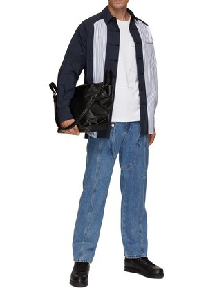 Figure View - Click To Enlarge - FENG CHEN WANG - Panelled Shirt
