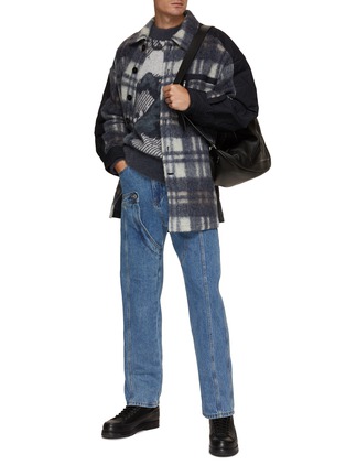 Figure View - Click To Enlarge - FENG CHEN WANG - Flannel Shirt