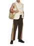 Figure View - Click To Enlarge - FENG CHEN WANG - Quilted Jacket With Detachable Vest