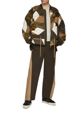 Figure View - Click To Enlarge - FENG CHEN WANG - Patchwork Puffer Jacket