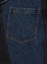  - FENG CHEN WANG - Stripe Panelled Denim Shirt