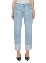 BOTTEGA VENETA | Curved Bleached Jeans | Women | Lane Crawford