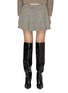 Main View - Click To Enlarge - BOTTEGA VENETA - Melange Pleated Mini Skirt