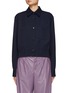 Main View - Click To Enlarge - BOTTEGA VENETA - Grain De Poudre Elastic Waist Shirt