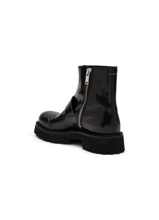  - MM6 MAISON MARGIELA - Buckle Strap Leather Boots