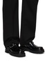 Figure View - Click To Enlarge - MM6 MAISON MARGIELA - Buckle Strap Leather Boots
