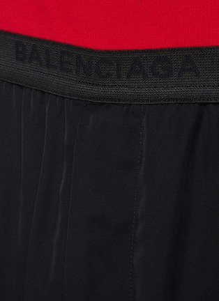  - BALENCIAGA - Logo Waist Fluid Pants