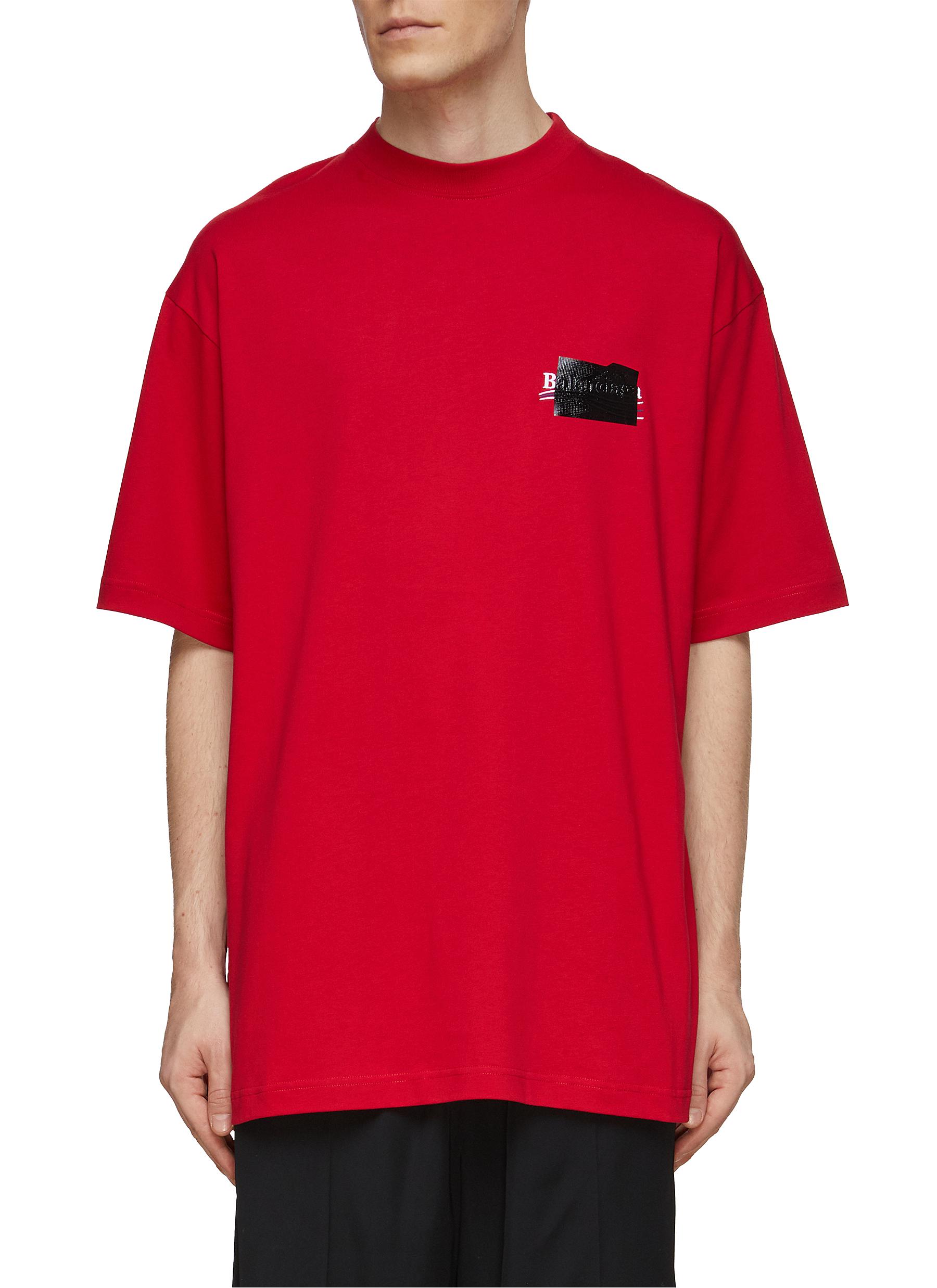 Balenciaga sweatshirt top mens red