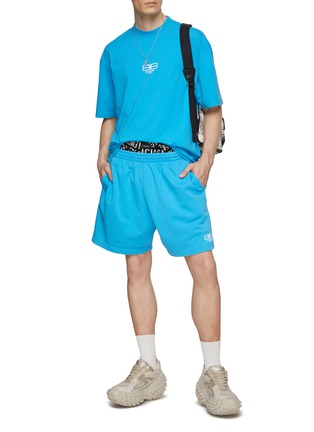 Figure View - Click To Enlarge - BALENCIAGA - BB Paris Logo Sweatshorts
