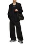 Figure View - Click To Enlarge - BALENCIAGA - Single Breasted Notch Lapel Oversized Blazer