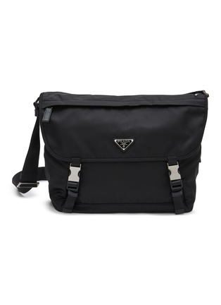 Prada Tessuto Nylon Sport Black Messenger Crossbody Bag