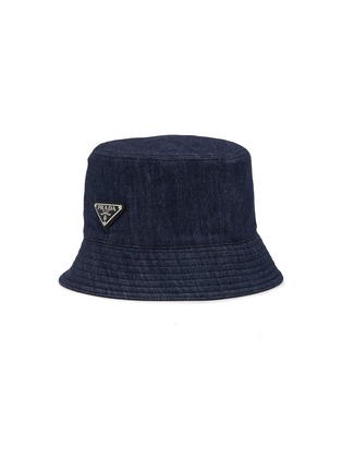 Main View - Click To Enlarge - PRADA - Denim Bucket Hat