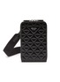 Main View - Click To Enlarge - PRADA - Embossed Triangle Leather Smartphone Case