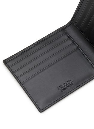 Detail View - Click To Enlarge - PRADA - Brushed Leather Wallet