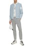 Figure View - Click To Enlarge - SOUTHCAPE - 4 Row Logo Print Bomber Jacket