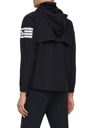 Back View - Click To Enlarge - SOUTHCAPE - Mock Neck Half Zip Anorak Jacket