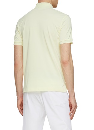 Back View - Click To Enlarge - SOUTHCAPE - Dinosaur Patch Polo Shirt
