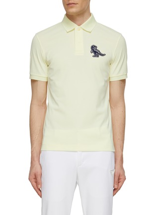 Main View - Click To Enlarge - SOUTHCAPE - Dinosaur Patch Polo Shirt
