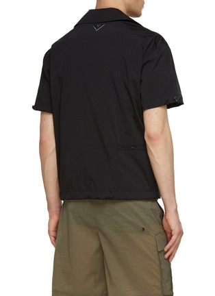 Back View - Click To Enlarge - SOUTHCAPE - Camp Collar 16 Logo Print Shirt