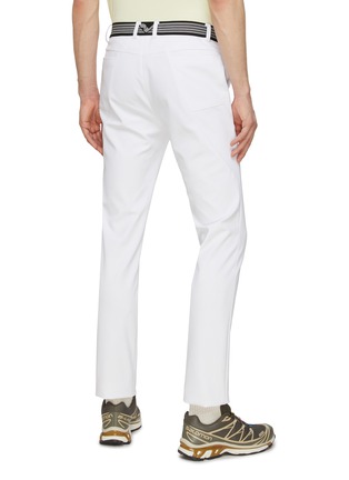 Back View - Click To Enlarge - SOUTHCAPE - 4 Row Logo Waist Slim Fit Pants