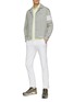 Figure View - Click To Enlarge - SOUTHCAPE - 4 Row Logo Waist Slim Fit Pants