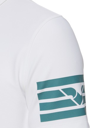  - SOUTHCAPE - 4 Row Logo Print Polo Shirt