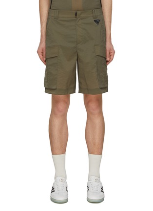 Main View - Click To Enlarge - SOUTHCAPE - Logo Waist Cargo Shorts