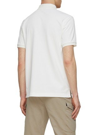 Back View - Click To Enlarge - SOUTHCAPE - Dinosaur Patch Polo Shirt